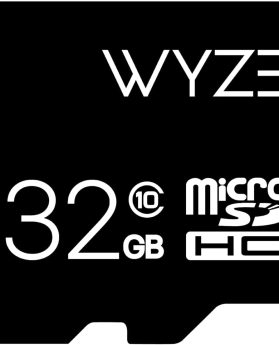 Wyze Expandable Storage 32GB MicroSDHC Card Class 10, Black